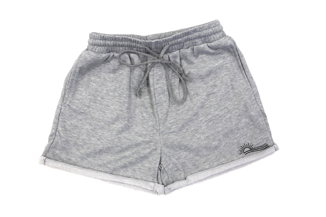 Bay Apparel Grey High Rise Shorts