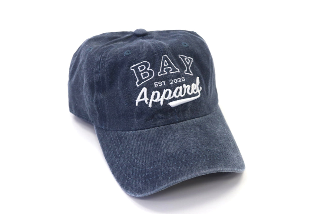 Vintage Style Dad Cap - Pigment Dyed NAVY